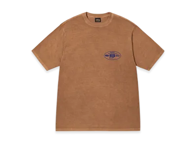 Stussy Oval Corp Tee Pigment Dyed "Almond"
