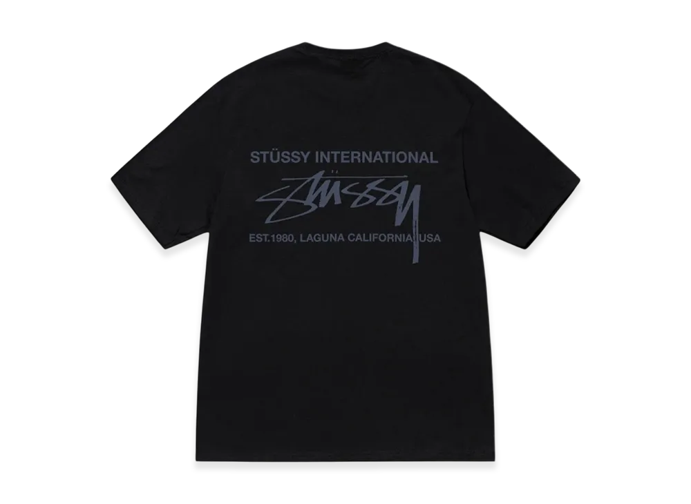 Stussy Smooth International Tee "Black"