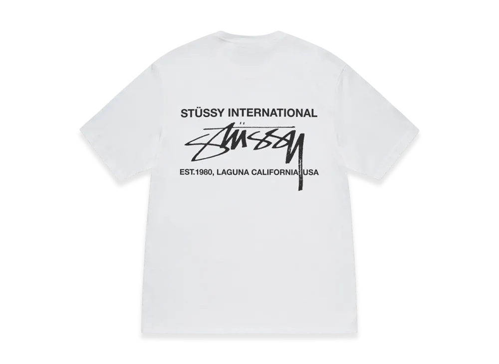 Stussy Smooth International Tee "White"