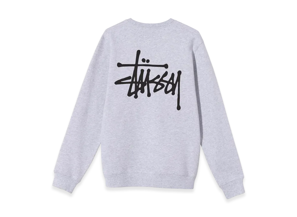 Stussy Basic Stussy Crew 2021 "Ash Heather Grey"