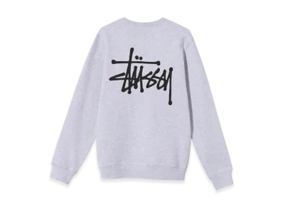 Stussy Basic Stussy Crew 2021 "Ash Heather Grey"