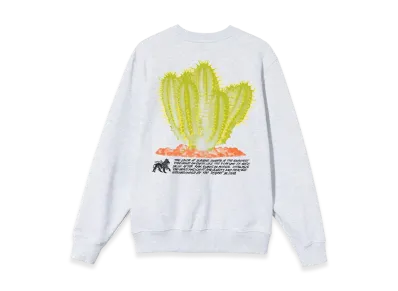 Stussy Desert Bloom Crew "Ash Heather"