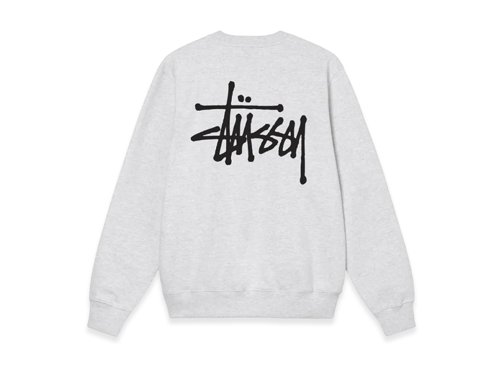 Stussy Basic Stussy Crew 2022 "Ash Heather"