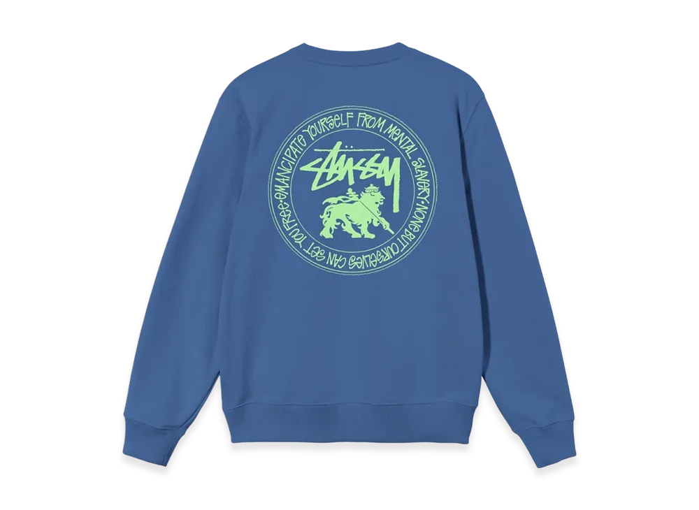 Stussy Lion Dot Crew "Midnight"