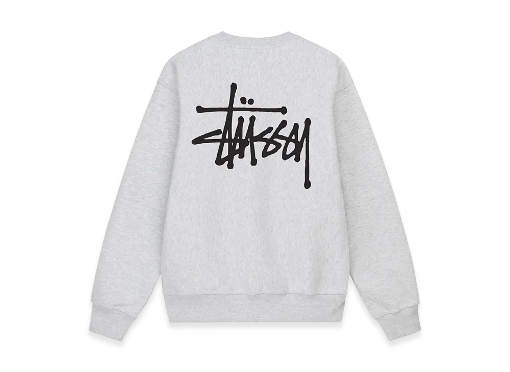 Stussy Basic Stussy Crew 2023 "Ash Heather"