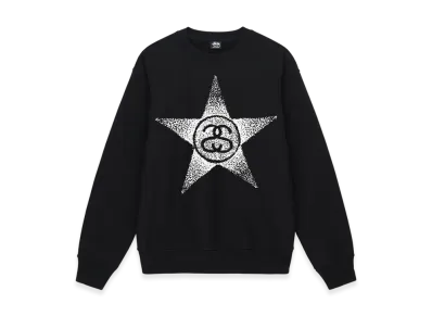 Stussy Stars Crew "Black"