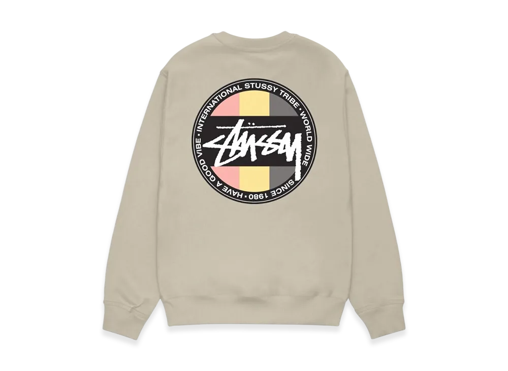 Stussy Classic Dot Crew "Khaki"
