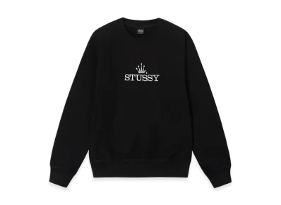 Stussy Glamour Pigment Dyed Crew "Black"
