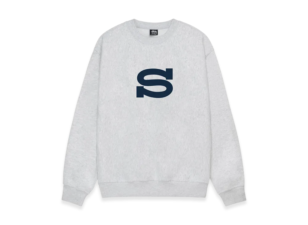 Stussy Letterman Crew "Ash Heather"