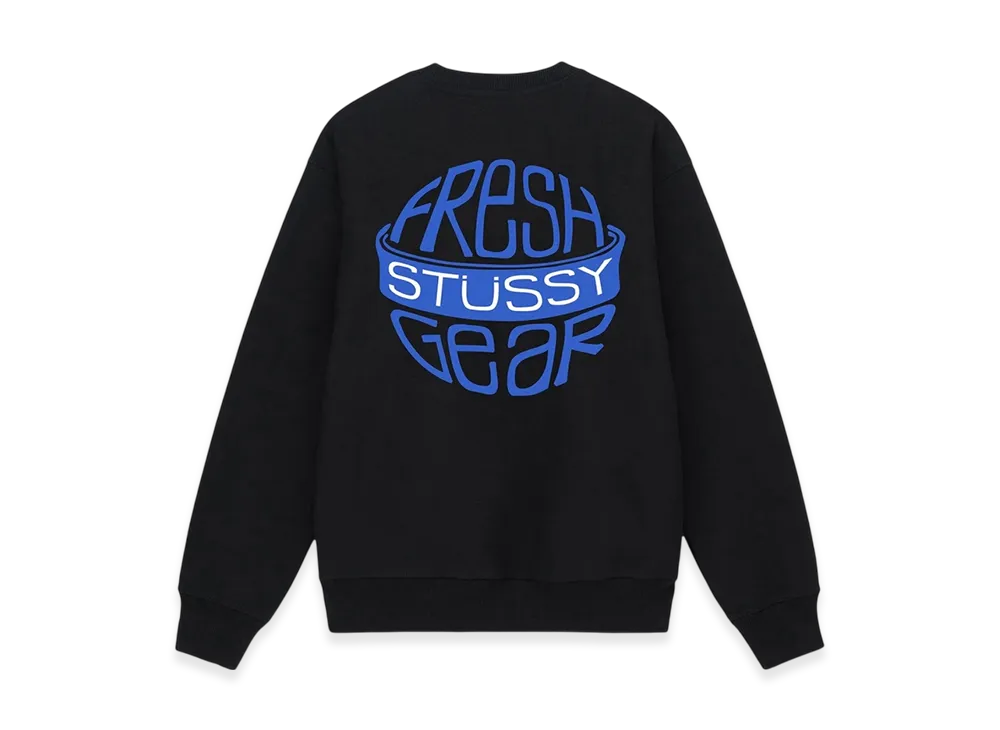 Stussy Fresh Gear Crew "Black"