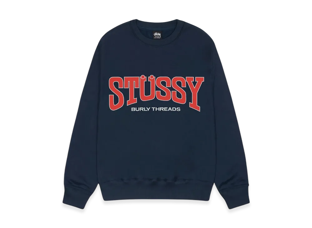 Stussy Burly Thread Crew "Navy"