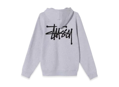 Stussy Basic Hoodie "Ash Heather"