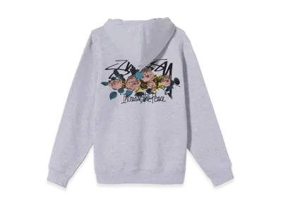 Stussy ITP Roses Hood "Ash Heather"