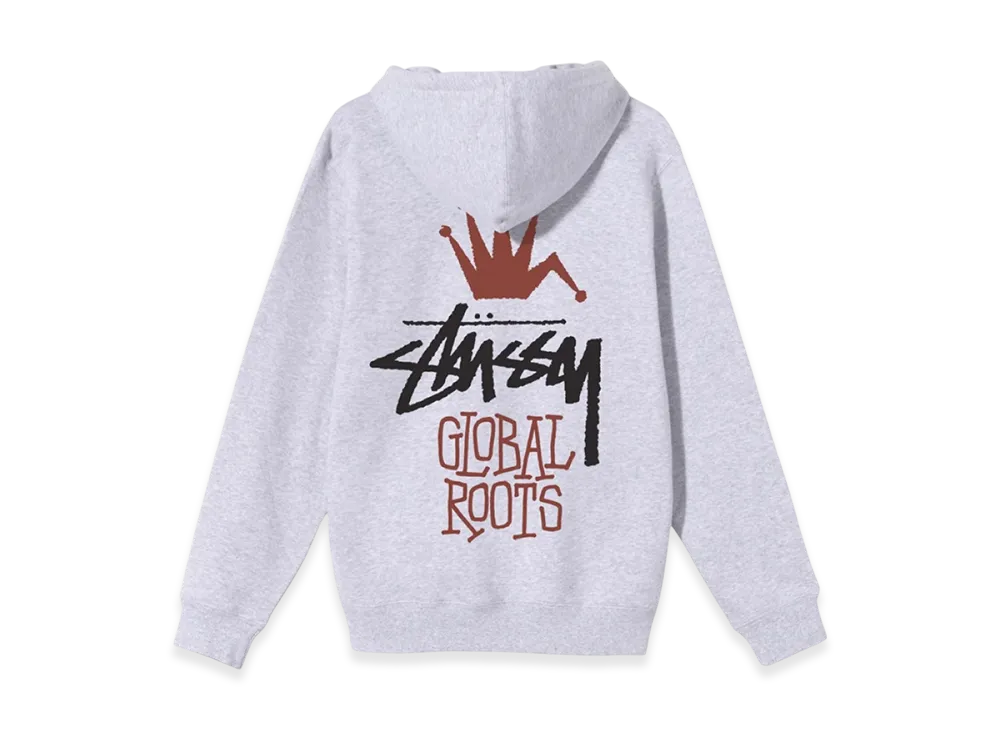 Stussy Global Roots Hood "Ash Heather"