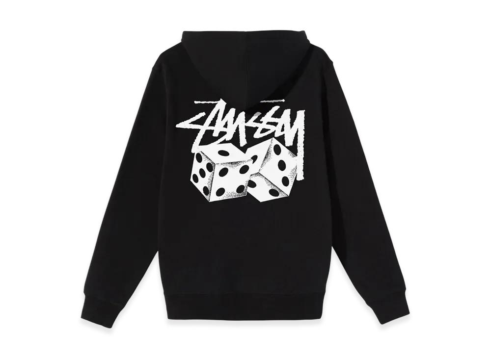 Stussy Pair of Dice Hood "Black"