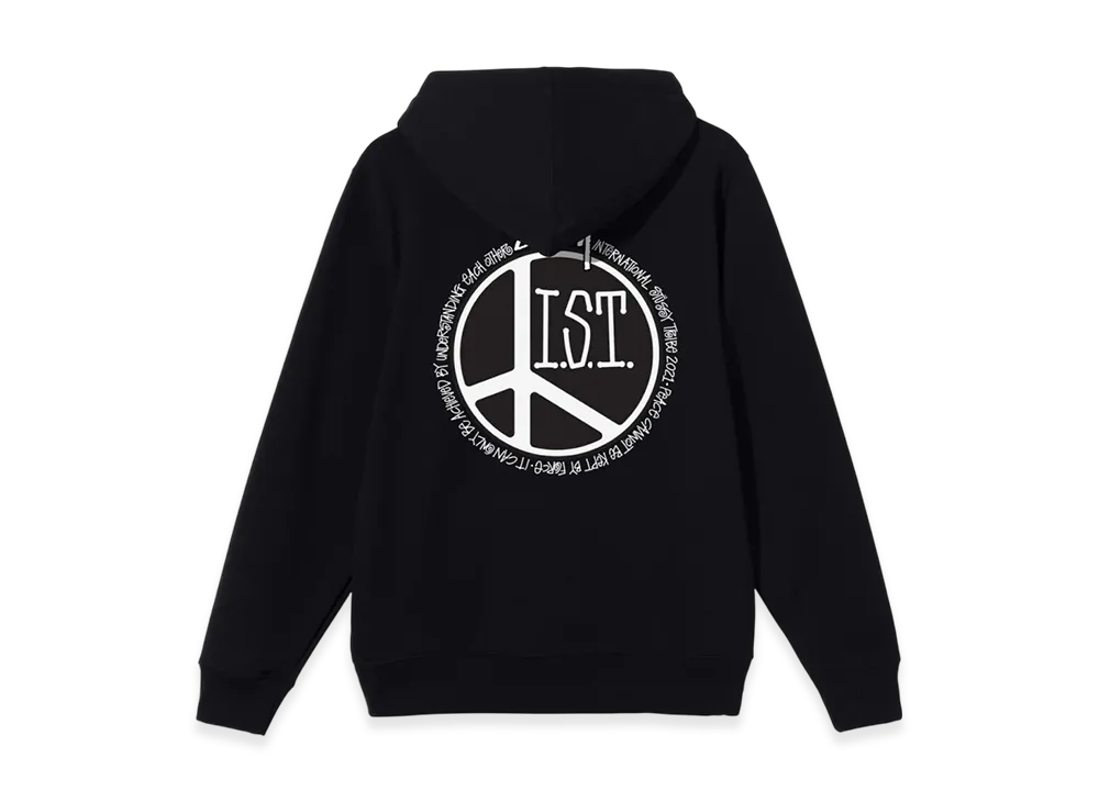 Stussy Peace Dot Hoodie "Black"