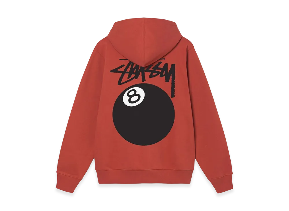 Stussy 8 Ball Hoodie - 21FW "Brick"
