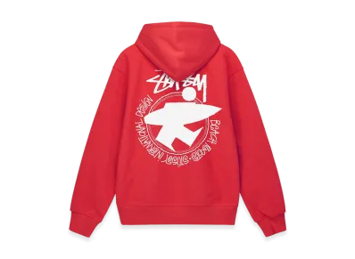 Stussy Beach Roots Hoodie "Red"