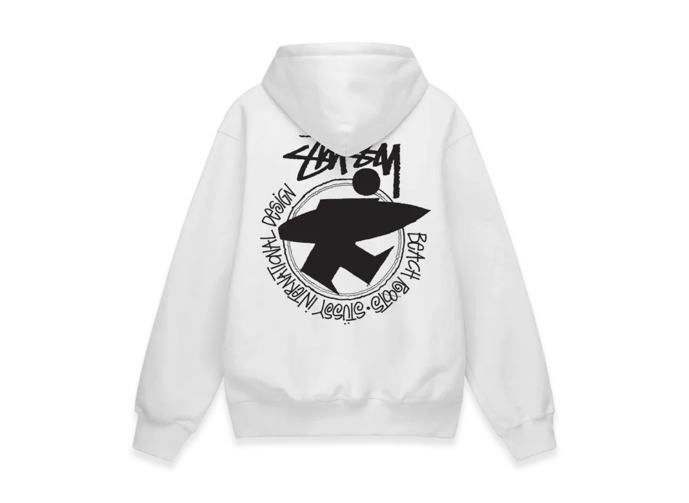 Stussy Beach Roots Hoodie "White"