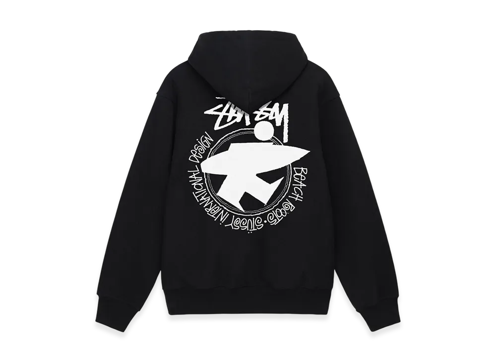 Stussy Beach Roots Hoodie "Black"