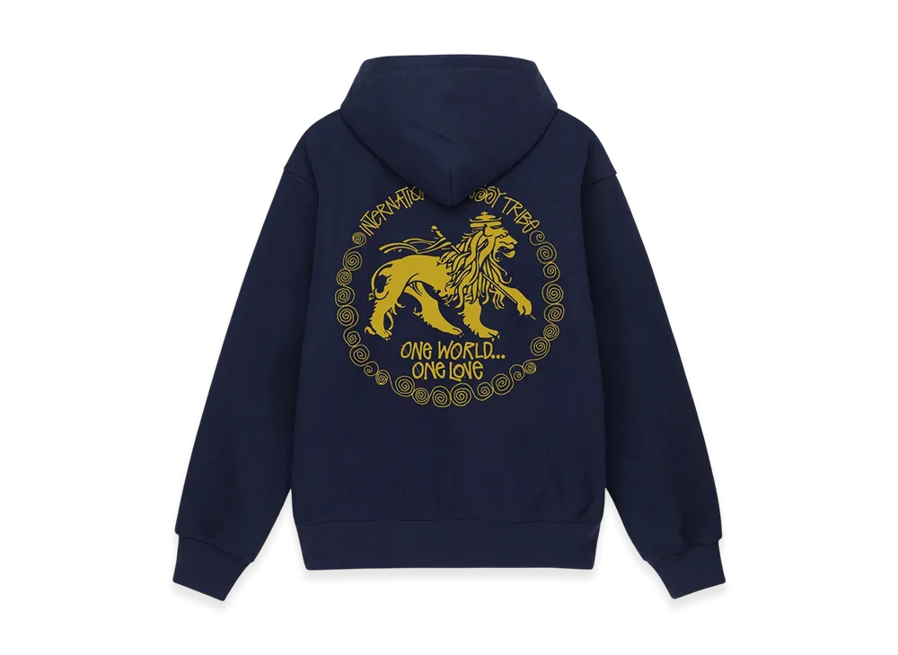 Stussy Ist Lion Hood "Navy"