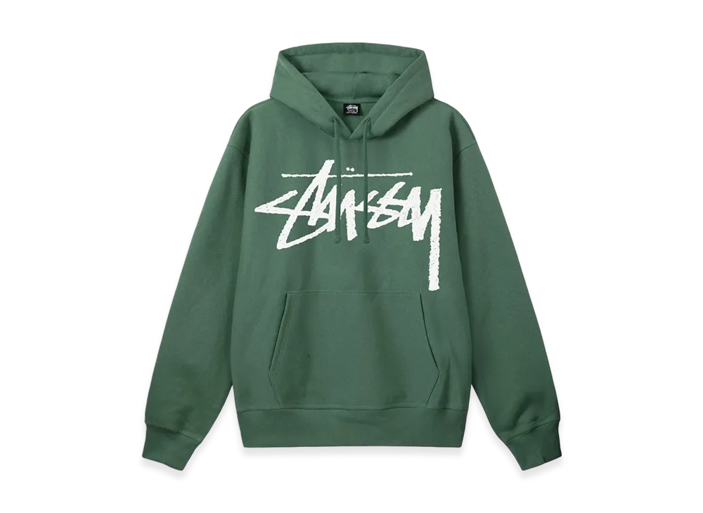 Stussy Big Stock Hoodie "Green"