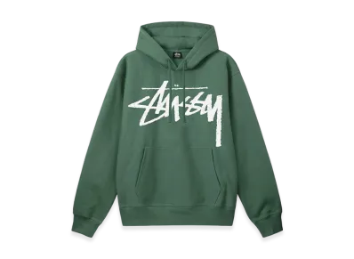 Stussy Big Stock Hoodie "Green"