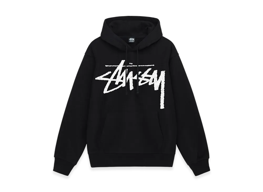 Stussy Big Stock Hoodie "Black"