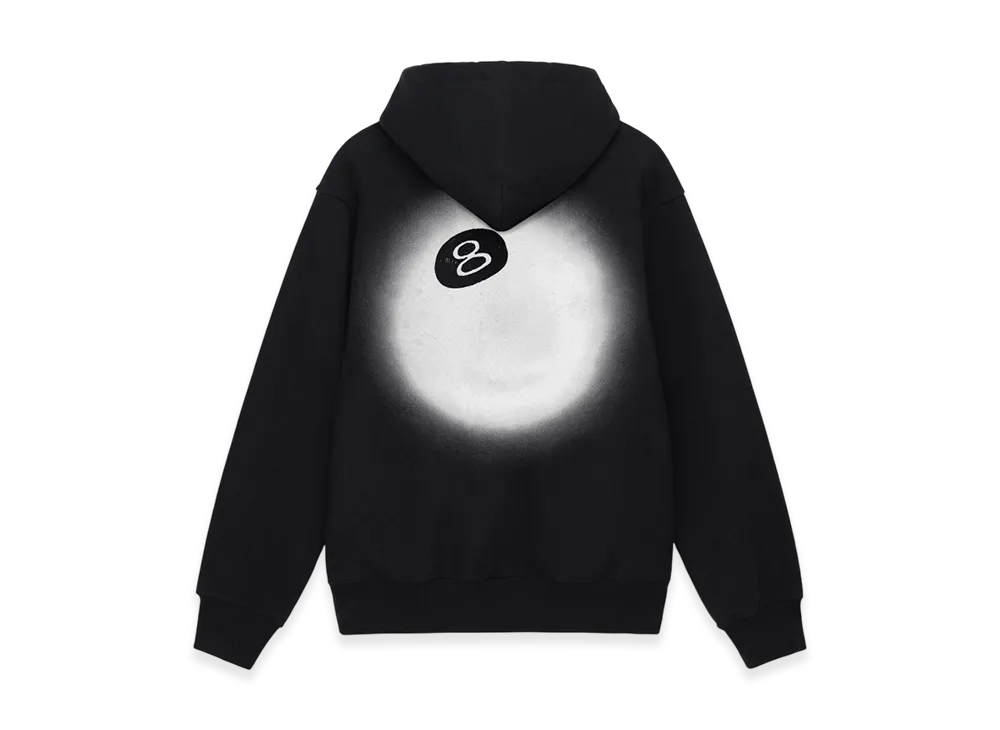 Stussy 8 Ball Fade Hoodie "Black"