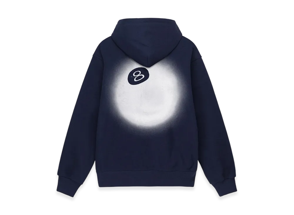 Stussy 8 Ball Fade Hoodie "Navy"