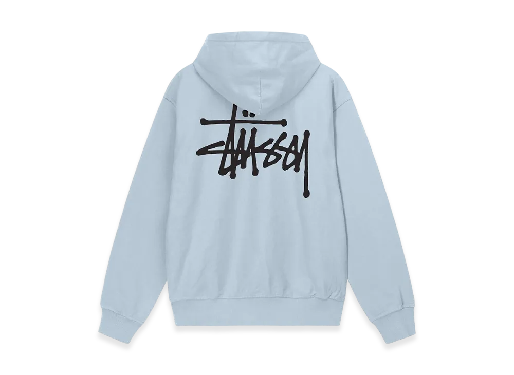 Stussy Basic Stussy Pigment Dyed Hoodie "Sky Blue"