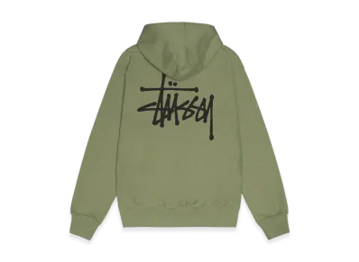Stussy Basic Stussy Pigment Dyed Hoodie "Artichoke"