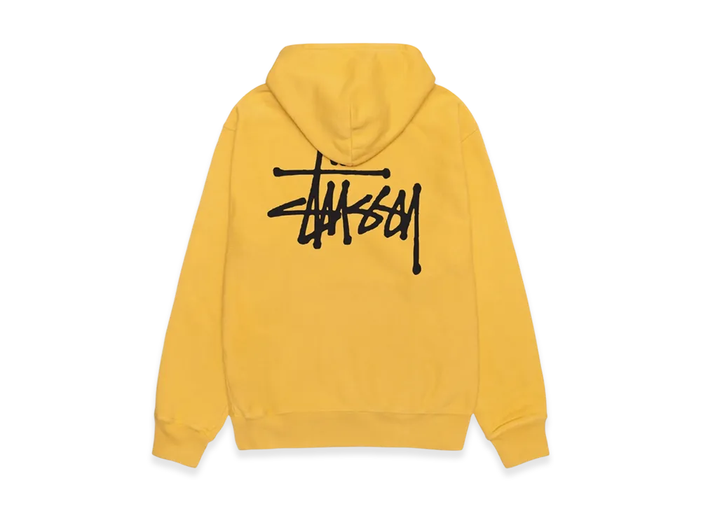 Stussy Basic Stussy Pigment Dyed Hoodie "Honey"
