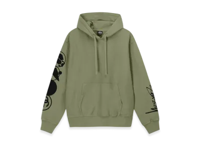 Stussy Stacked Pigment Dyed Hoodie "Artichoke"