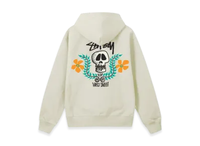 Stussy Skull Crest Hoodie "Stone"