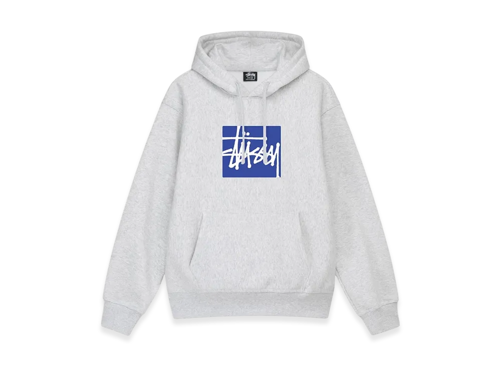 Stussy Stock Box Hoodie "Ash Heather"
