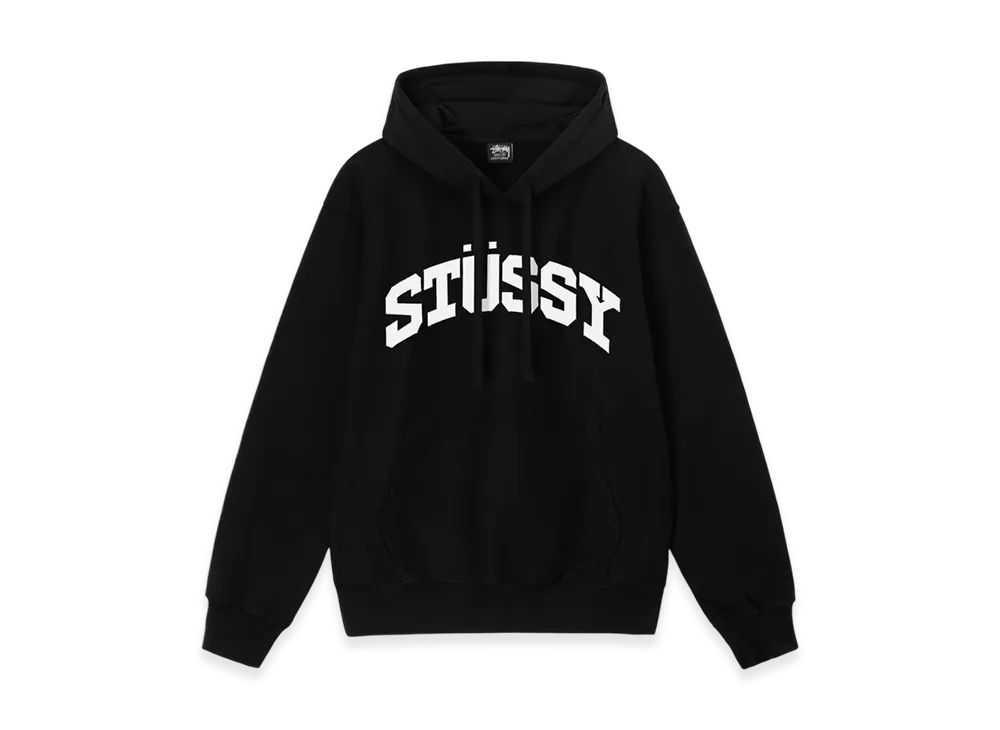 Stussy Block Sport Pigment Dyed Hoodie "Black"