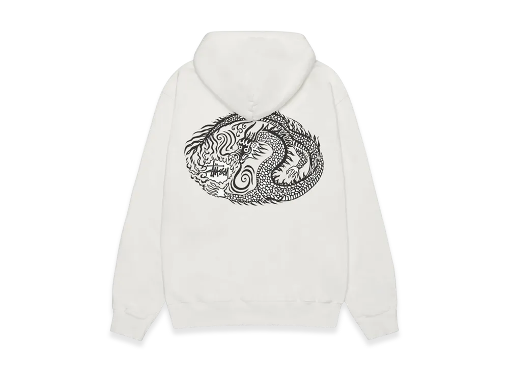 Stussy Mosaic Dragon Hoodie Pigment Dyed "Natural"