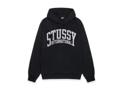 Stussy International Logo Hoodie "Black"