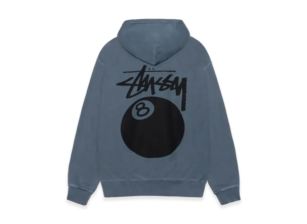 Stussy 8 Ball Hoodie Pigment Dyed "Navy"