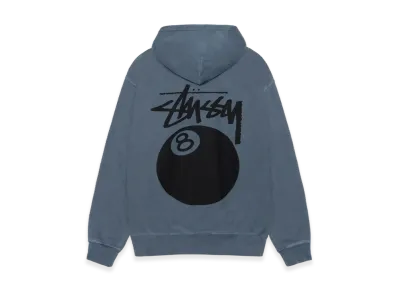 Stussy 8 Ball Hoodie Pigment Dyed "Navy"