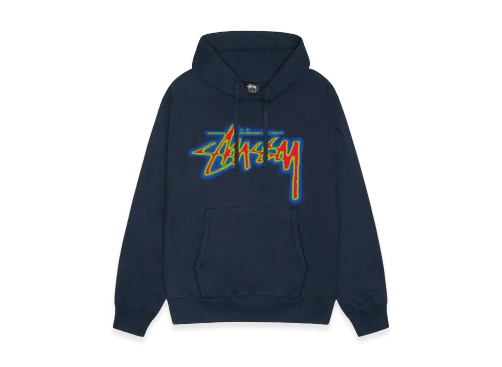 Stussy Stock Thermal Hoodie "Navy"