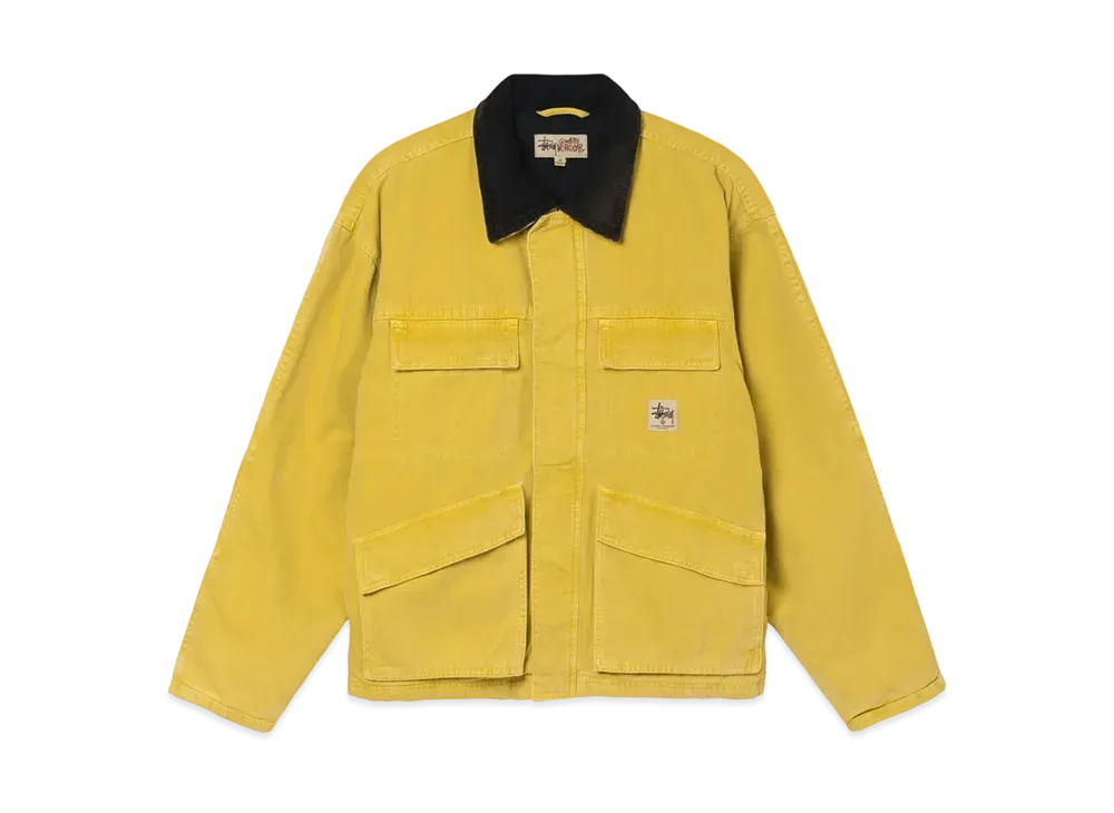 Stussy WASHED CANVAS SHOP JACKET 