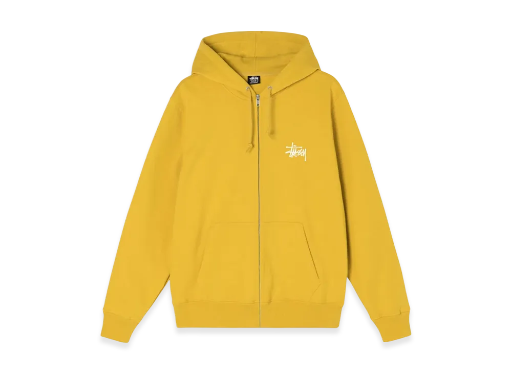 Stussy Basic Stussy Zip Hoodie 2021 "Honey"