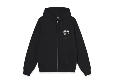 Stussy 8 Ball Zip Hoodie - 22SS "Black"