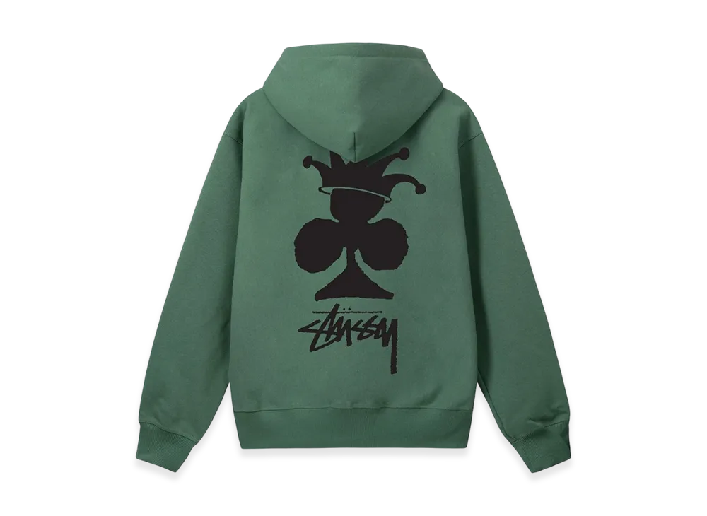 Stussy Club Crown Zip Hoodie "Green"