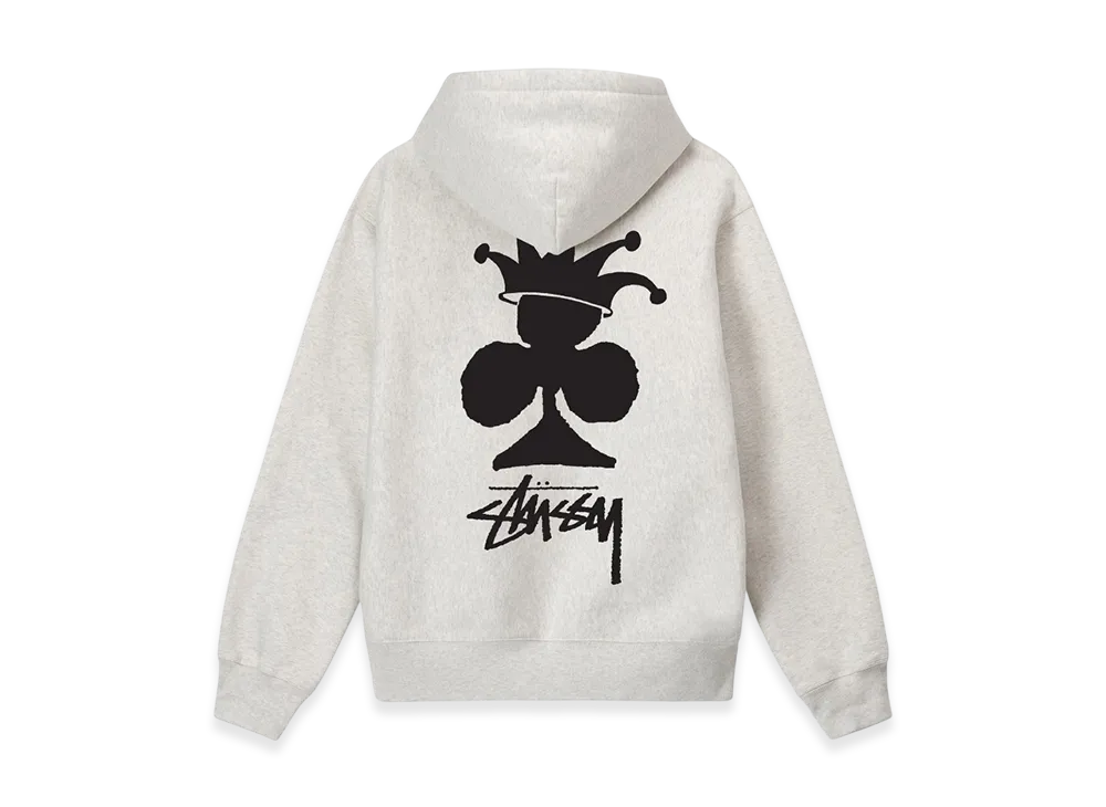 Stussy Club Crown Zip Hoodie "Ash Heather"