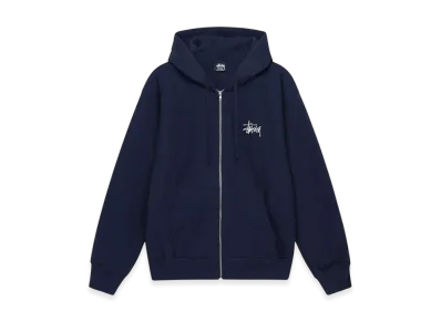 Stussy Basic Stussy Zip Hoodie 2023 "Navy"