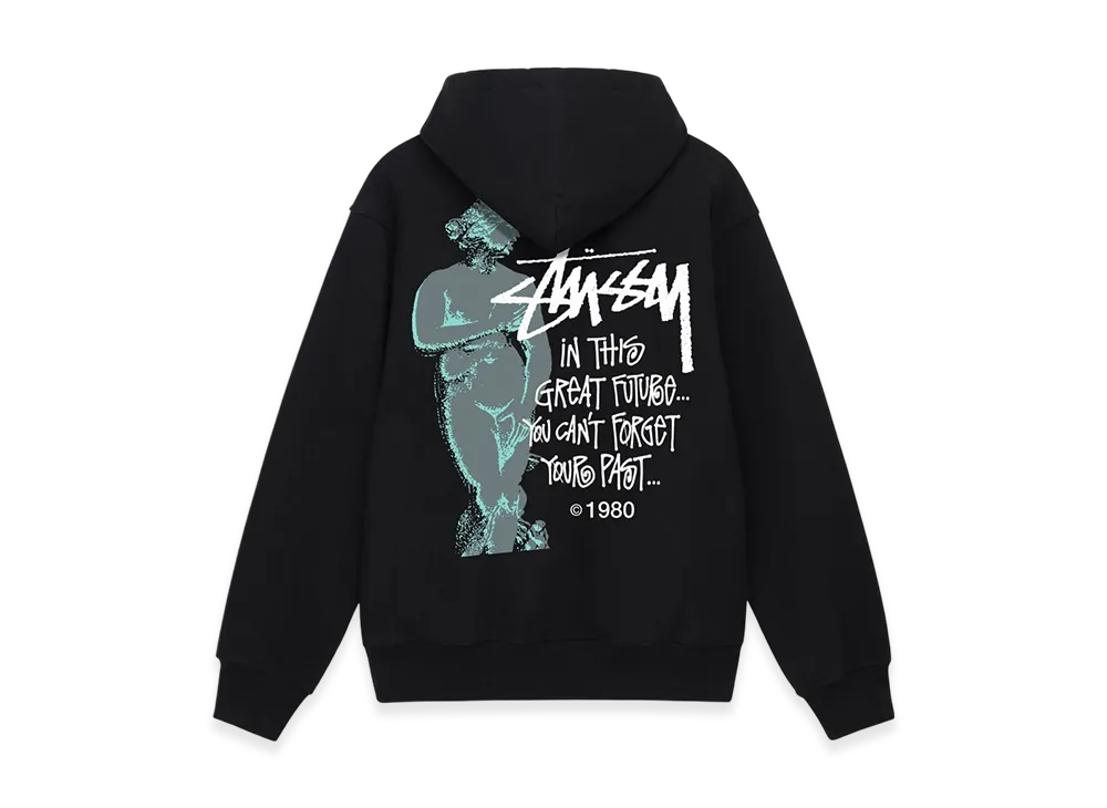 Stussy Great Future Zip Hoodie "Black"