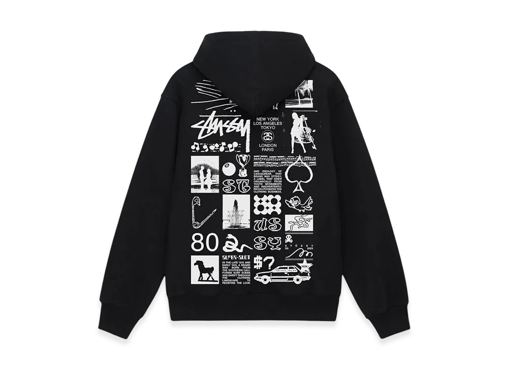 Stussy Sara Zip Hoodie "Black"